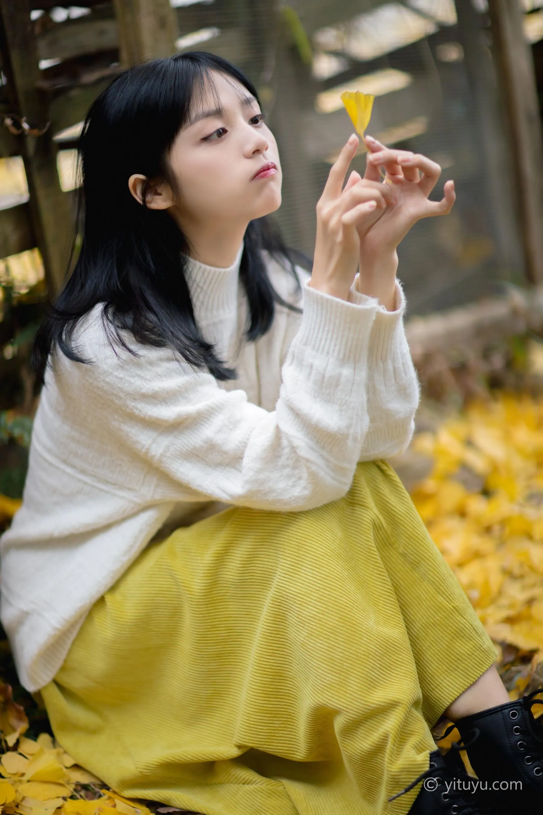 [YITUYU艺图语]2021.08.14 银杏之恋 雨文 [39P]插图2